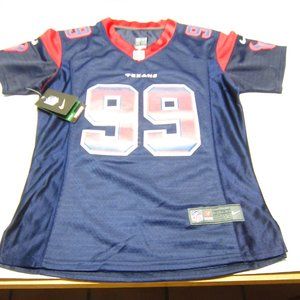 NWT! HOUSTON TEXANS JJ WATT JERSEY NIKE ON FIELD WOMEN'S LARGE VARIANT COLORS